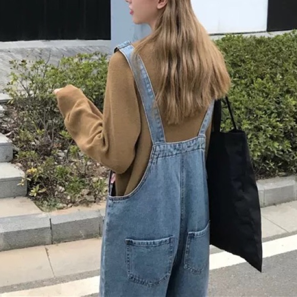 Denim Overall Jumpsuit - Picture 5 of 16